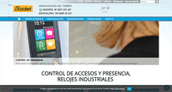 Desktop Screenshot of bodet.es